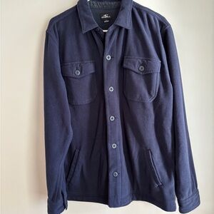 MEN’S O’NEILL LARGE FLEECE BUTTON DOWN SHIRT JACKET